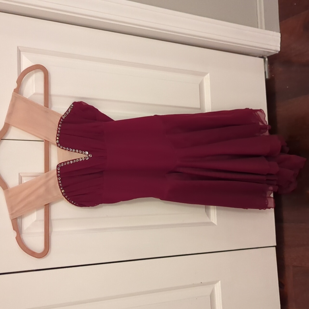 U.S. Icewear Burgundy Dance Dress